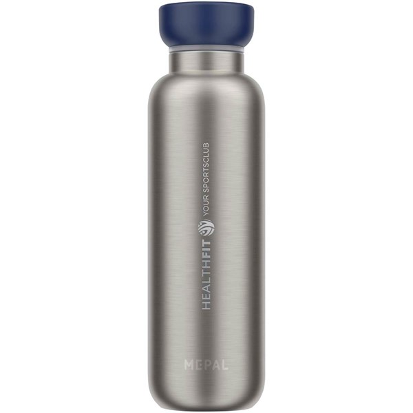 Obrázky: Nerez termofľaša 500 ml na vodu, modré viečko, Obrázok 3