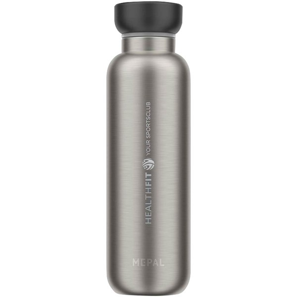 Obrázky: Nerez termofľaša 500 ml na vodu, čierne viečko, Obrázok 2