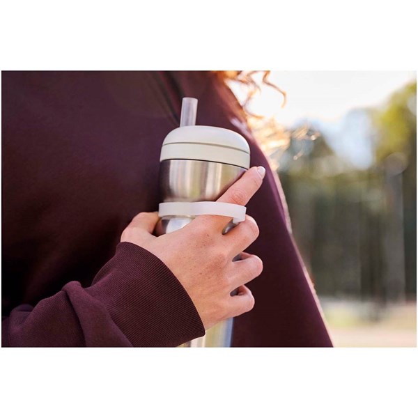 Obrázky: Športová nerez termofľaša 600 ml, zelené doplnky, Obrázok 4