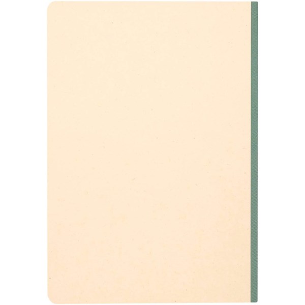 Obrázky: Zápisník A5 s mäkkou obálkou RPET, zelená, Obrázok 2