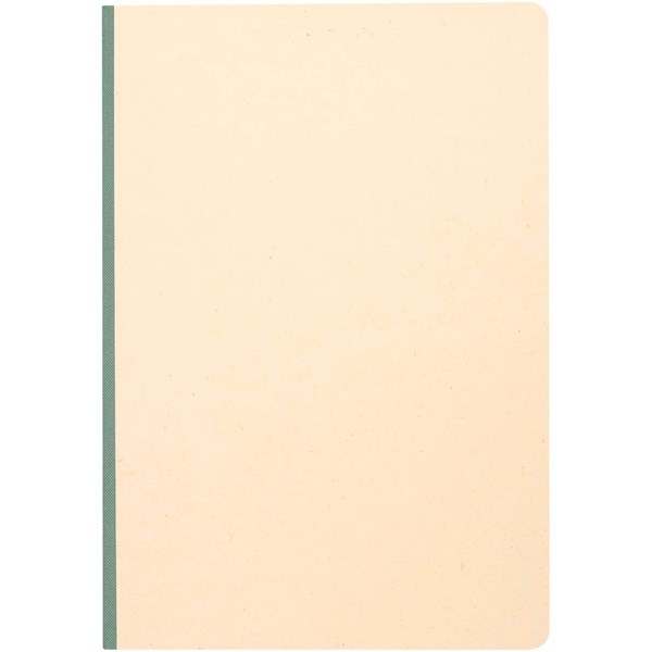 Obrázky: Zápisník A5 s mäkkou obálkou RPET, zelená, Obrázok 4