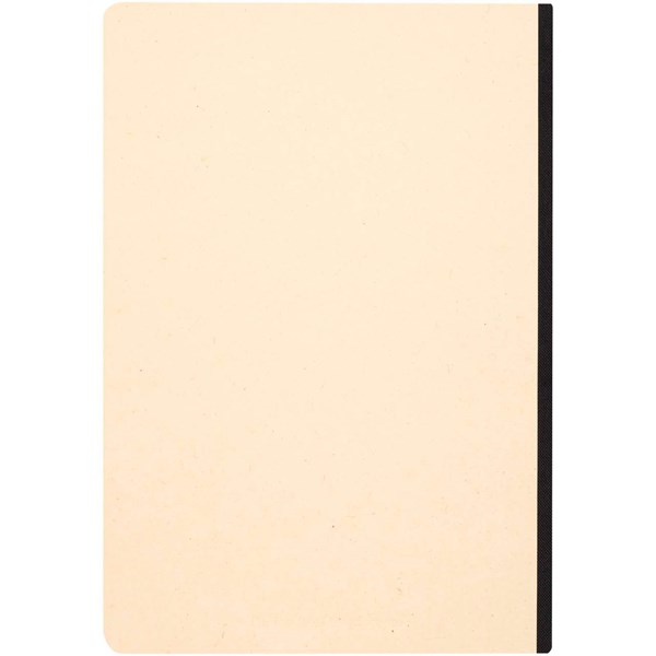 Obrázky: Zápisník A5 s mäkkou obálkou RPET, čierna, Obrázok 2