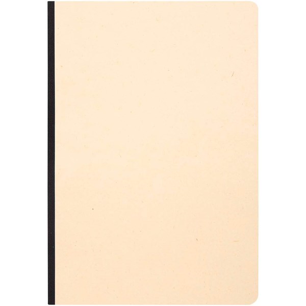 Obrázky: Zápisník A5 s mäkkou obálkou RPET, čierna, Obrázok 4