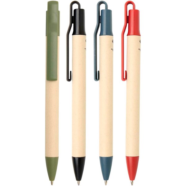 Obrázky: Gulič. pero z trstinového papiera a ABS, červené, Obrázok 5