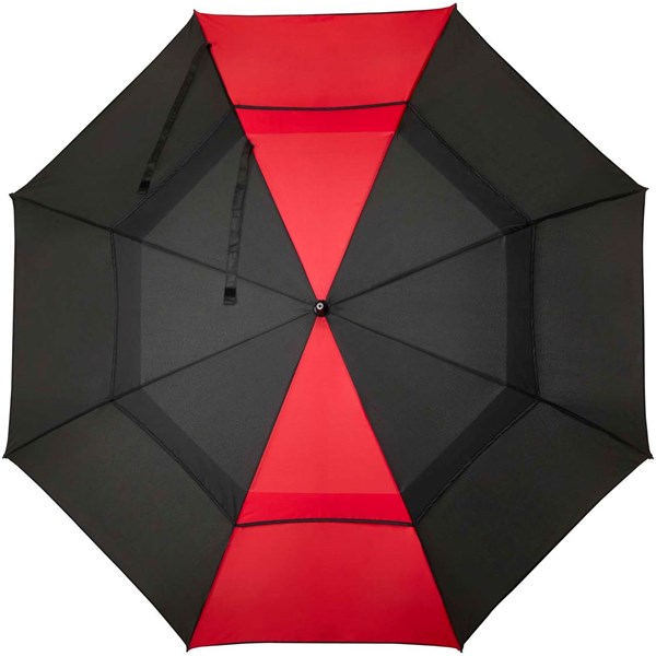 Obrázky: Vetruodolný golfový dáždnik s aut. otv., červený, Obrázok 6