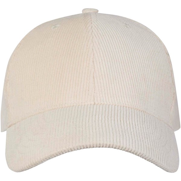 Obrázky: 6panel. manžestrová recyklovaná šiltovka, prírodná, Obrázok 4
