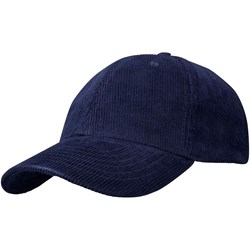 Obrázky: 6 panel. manžestrová recyklovaná šiltovka, modrá