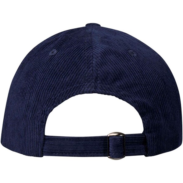 Obrázky: 6 panel. manžestrová recyklovaná šiltovka, modrá, Obrázok 2