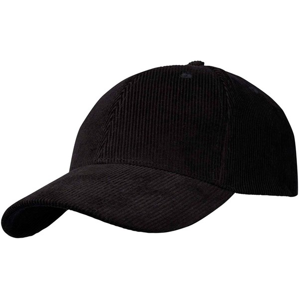 Obrázky: 6panel. manžestrová recyklovaná šiltovka, čierna