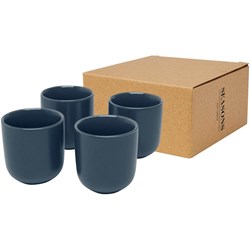 Obrázky: 4 dielna sada šálok na espresso 90 ml, modrá
