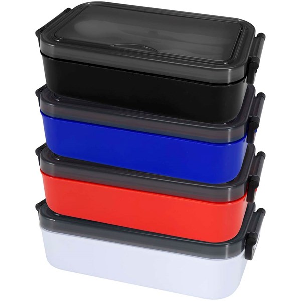 Obrázky: Sada obedového boxu a príborov, biela, Obrázok 6