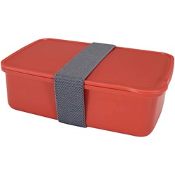 Obrázky: Box na jedlo 800 ml s elast. páskou, oranžová