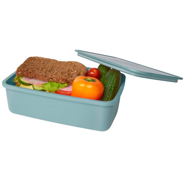 Obrázky: Box na jedlo 800 ml s elast. páskou, mät. zelená, Obrázok 3