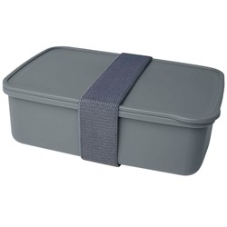 Obrázky: Box na jedlo 800 ml s elast. páskou, svetlosivá