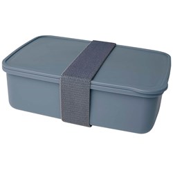 Obrázky: Box na jedlo 800 ml s elast. páskou, tmavosivá