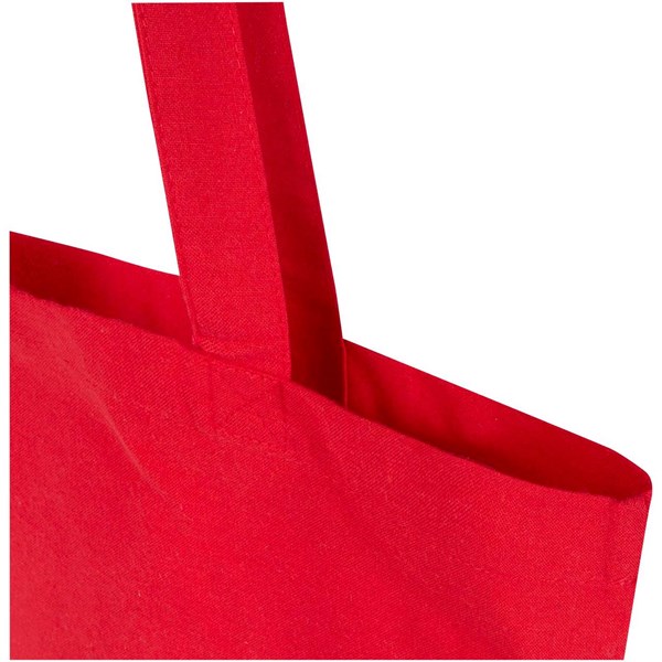 Obrázky: Nákupná taška z GRS recykl. bavlny 140g, červená, Obrázok 2
