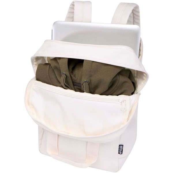 Obrázky: Krém.biely rec.cestovný ruksak 9L na notebook 14″, Obrázok 7