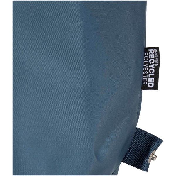 Obrázky: Športová taška 42L z rec. mat., šedo-modrá, Obrázok 4