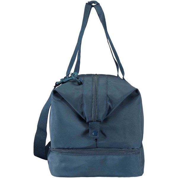 Obrázky: Športová taška 42L z rec. mat., šedo-modrá, Obrázok 11