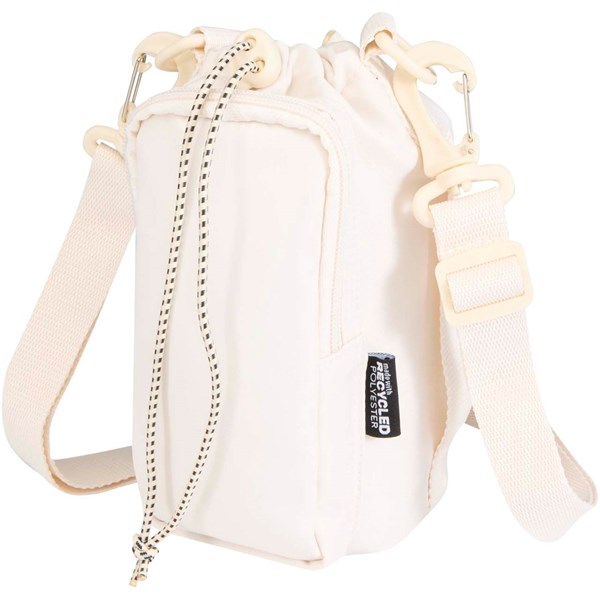 Obrázky: Cestovná taška na fľašu z rec.mat., krémová biela, Obrázok 4