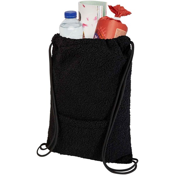 Obrázky: GRS rec. sherpa šnúrkový ruksak 9L, čierny, Obrázok 3