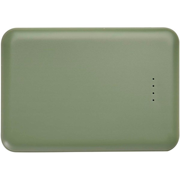 Obrázky: Zelená powerbanka 5000mAh typu C z recyk.plastu, Obrázok 8