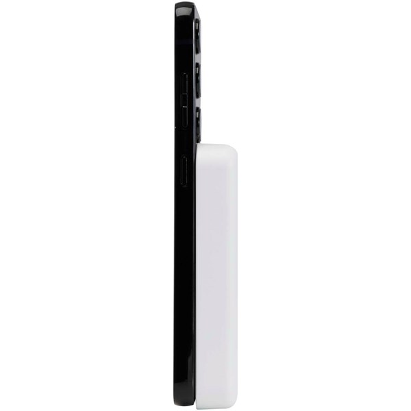 Obrázky: Bezdrôtová magnetická powerbanka 5000 mAh, biela, Obrázok 9