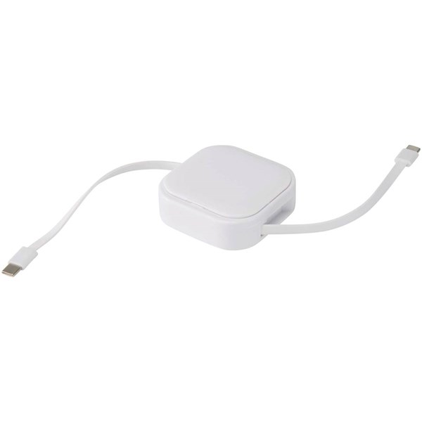 Obrázky: Biely rolovací dátový a 100W rýchlonab.kábel 5 v 1, Obrázok 4