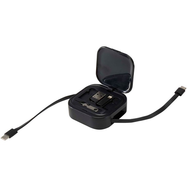 Obrázky: Čierny rolovací dát. a 100W rýchlonab.kábel 5 v 1, Obrázok 7