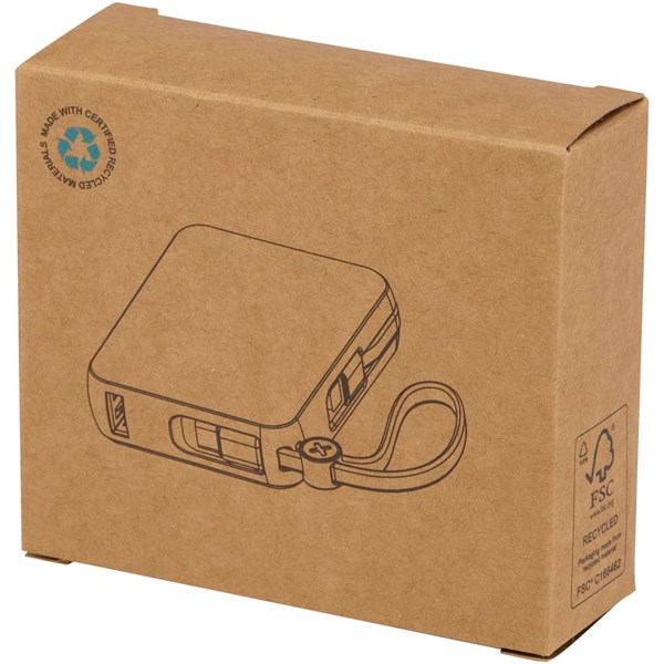Obrázky: Powerbanka 10 000 mAh 35W s káblom typu C, biela, Obrázok 8
