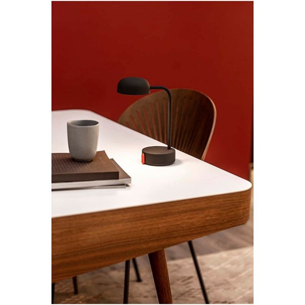 Obrázky: Dobíjateľná prenosná stolová lampa, modrá, Obrázok 7