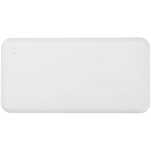 Obrázky: Biela powerbanka,reccykl. plast 10 000 mAh 10 W, Obrázok 7