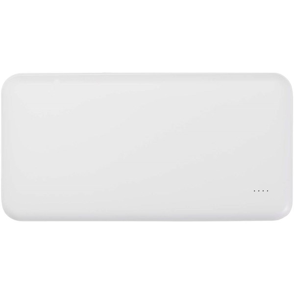 Obrázky: Biela powerbanka,reccykl. plast 10 000 mAh 10 W, Obrázok 8