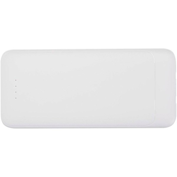 Obrázky: Biela powerbanka 10 000 mAh so vstavanými káblami, Obrázok 8