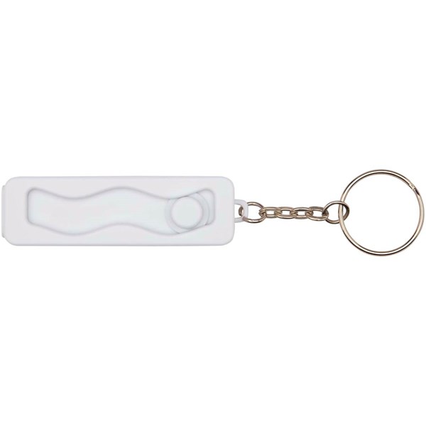 Obrázky: Biely prívesok/stojan na telefón s antistresom, Obrázok 5