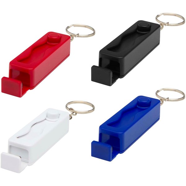 Obrázky: Čierny prívesok/stojan na telefón s antistresom, Obrázok 6