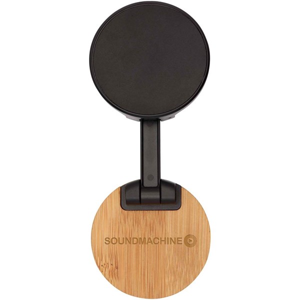 Obrázky: Čierny stojan na telefón z plastu a bambusu, Obrázok 5