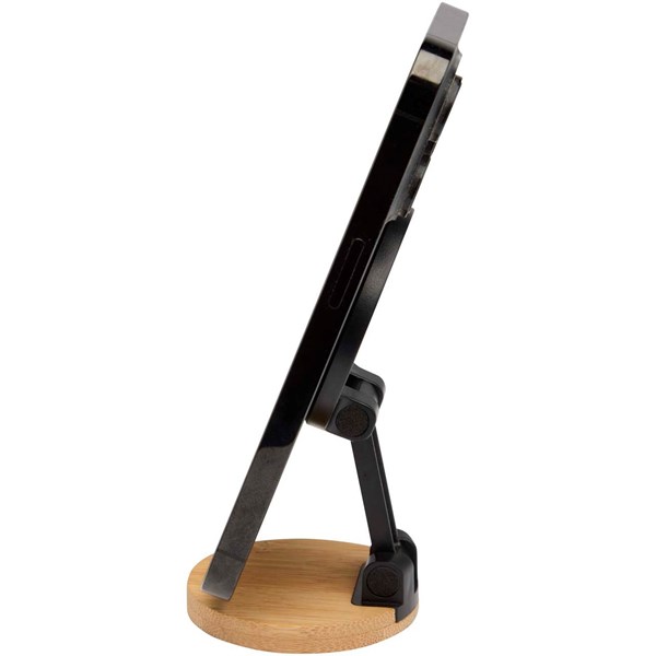 Obrázky: Čierny stojan na telefón z plastu a bambusu, Obrázok 6