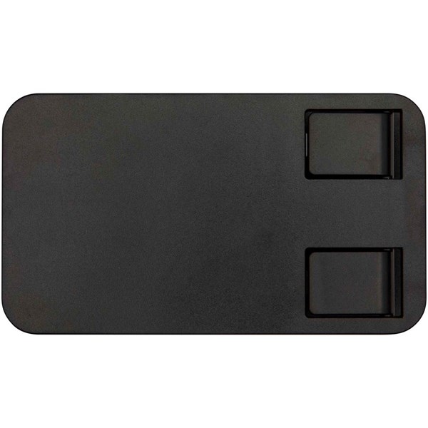 Obrázky: Skladací držiak na telefón z rec.plastu, čierny, Obrázok 3