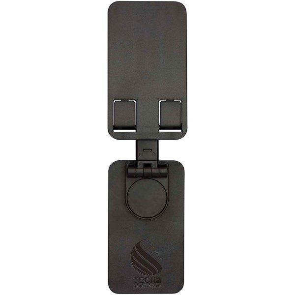 Obrázky: Skladací držiak na telefón z rec.plastu, čierny, Obrázok 5