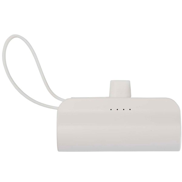 Obrázky: Biela stojanová powerbanka 5000 mAh 10W, Obrázok 7
