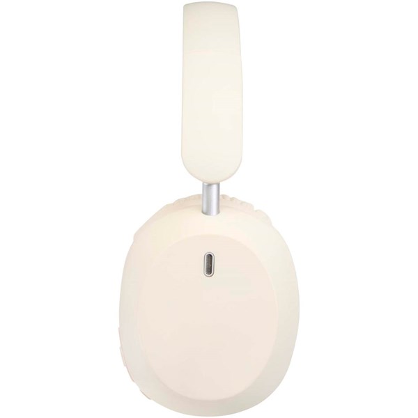 Obrázky: Biele skladacie slúchadlá cez uši s ANC a ENC, Obrázok 8