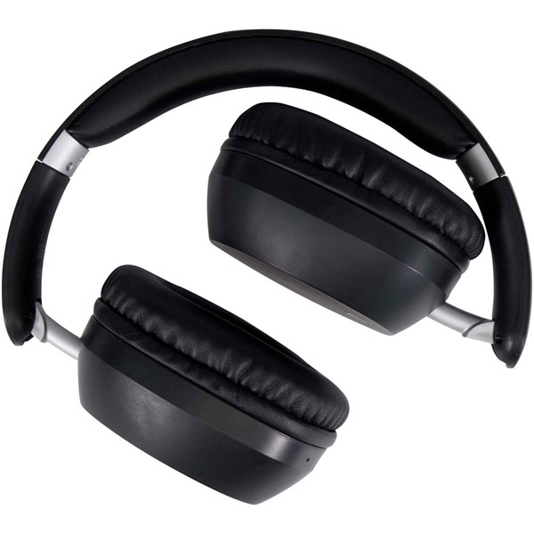 Obrázky: Čierne skladacie slúchadlá cez uši s ANC a ENC, Obrázok 2