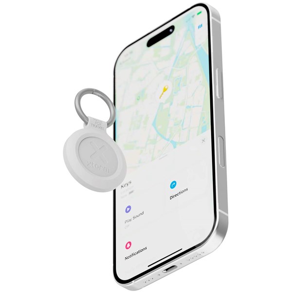 Obrázky: Xtorm XTAG2GA vodoodolný cestovný lokátor, biely, Obrázok 7