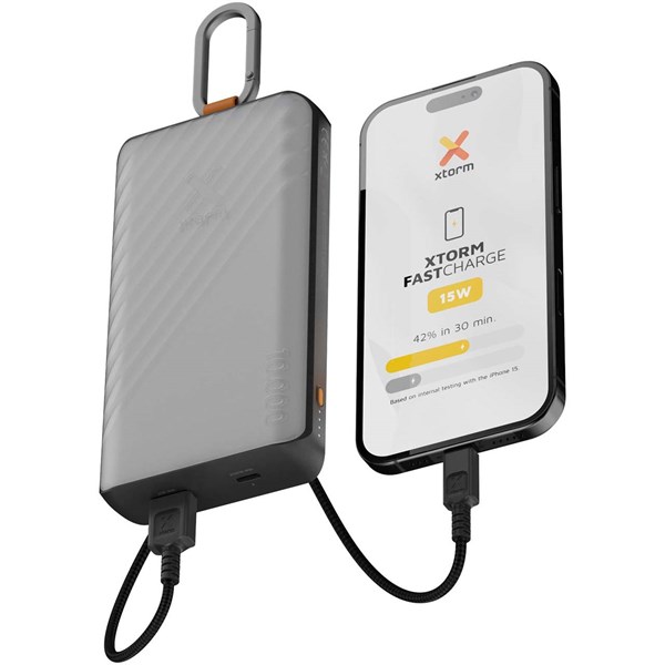 Obrázky: Xtorm solárna powerbanka 10 000 mAh 15 W, čierna, Obrázok 6