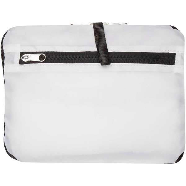 Obrázky: Biela skladacia taška z RPET, objem 16 l, Obrázok 5