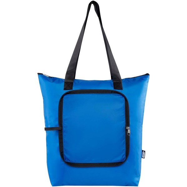 Obrázky: Kr.modrá skladacia nák.chladiaca taška z RPET,15L, Obrázok 5
