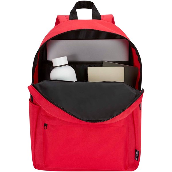 Obrázky: Červený mestský GRS ruksak na notebook 14