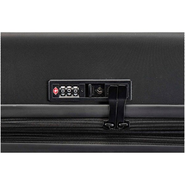 Obrázky: Čierny rozšíriteľný GRS kufor 24