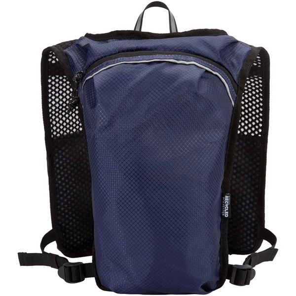 Obrázky: Bežecká GRS vesta s hydratačným vakom, modrá, Obrázok 2